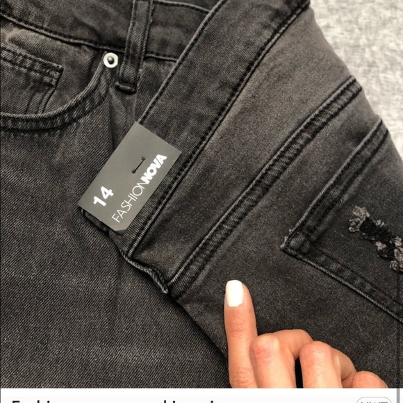 Fashion nova grey skinny jeans - Picture 4 of 4